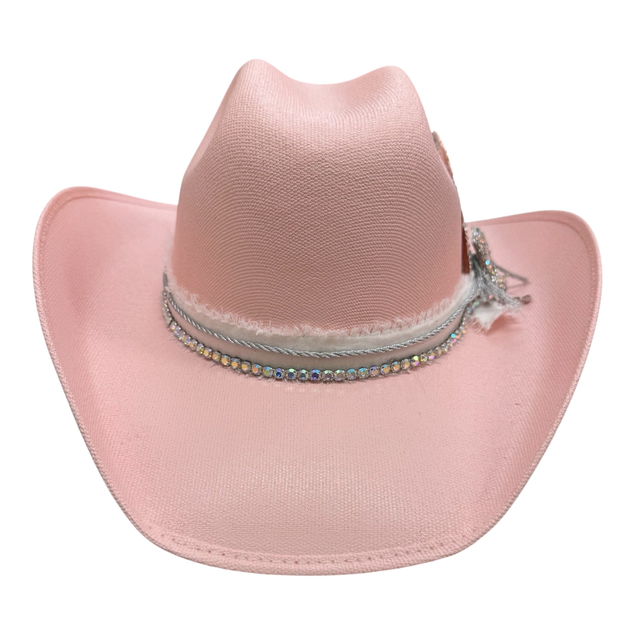 Sm Pink Rhinestone Boot Cowgirl Hat